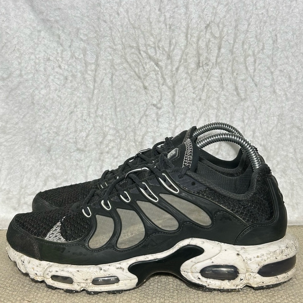 Nike Mens Black Air Max Terrascape Plus Off Noir Running Sneakers Shoes SZ 8.5 - Picture 2 of 11